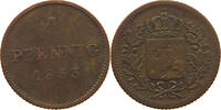 BAYERN PFENNIG Maximilian II. Joseph (1848-1864) -