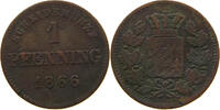 BAYERN PFENNIG Ludwig II. 1864-1886. -