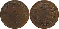 BAYERN PFENNIG Ludwig II. 1864-1886. -