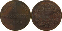 BAYERN PFENNIG Ludwig II. 1864-1886. -