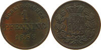 BAYERN PFENNIG Ludwig II. 1864-1886. -