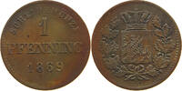 BAYERN PFENNIG Ludwig II. 1864-1886. -