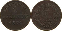 BAYERN PFENNIG Ludwig II. 1864-1886. -
