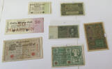 DEUTSCHES REICH LOT GERMANY COLLECTION BANKNOTES, LOT 15pc EMPIRE -