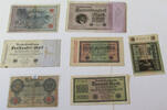 DEUTSCHES REICH LOT GERMANY COLLECTION BANKNOTES, LOT 15pc EMPIRE -
