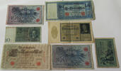 DEUTSCHES REICH LOT GERMANY COLLECTION BANKNOTES, LOT 15pc EMPIRE -