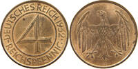 WEIMARER REPUBLIK 4 REICHSPFENNIG -