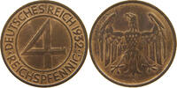 WEIMARER REPUBLIK 4 REICHSPFENNIG -