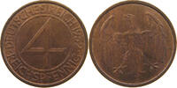 WEIMARER REPUBLIK 4 REICHSPFENNIG -