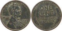UNITED STATES OF AMERICA CENT 1943 P Lincoln Wheat SS 4.33 £  +  5.19 £ shipping