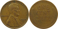 UNITED STATES OF AMERICA CENT 1944 D Lincoln Wheat S 4.33 £  +  5.19 £ shipping