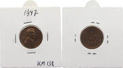 UNITED STATES OF AMERICA CENT 1947 Lincoln Wheat SS 4.33 £  +  5.19 £ shipping