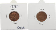 UNITED STATES OF AMERICA CENT 1954 D Lincoln Wheat SS 4.33 £  +  5.19 £ shipping