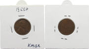 UNITED STATES OF AMERICA CENT 1955 D Lincoln Wheat SS 4.33 £  +  5.19 £ shipping