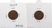 UNITED STATES OF AMERICA CENT 1957 D Lincoln Wheat SS 4.33 £  +  5.19 £ shipping
