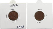 UNITED STATES OF AMERICA CENT 1958 D Lincoln Wheat SS 4.33 £  +  5.19 £ shipping