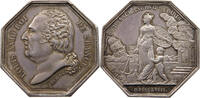 Frankreich Medaille Silbermedaille 1818 Ludwig XVIII., Versicherung Pars -
