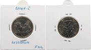 UNITED STATES OF AMERICA QUARTER WISCONSIN -