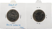 UNITED STATES OF AMERICA QUARTER SOUTH DAKOTA -