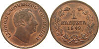 Baden Kreuzer Leopold 1830-1852. -