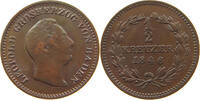 Baden 1/2 Kreuzer Leopold Großherzog (1830-1852) -