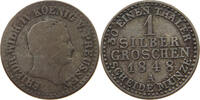 BRANDENBURG PREUSSEN 1 GROSCHEN Friedrich Wilhelm IV. (1840-1861) -