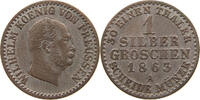 BRANDENBURG PREUSSEN 1 GROSCHEN Wilhelm I. (1861-1888) -