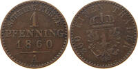 BRANDENBURG PREUSSEN 1 KREUZER Friedrich Wilhelm IV. (1840-1861) -