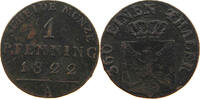 BRANDENBURG PREUSSEN 1 PFENNIG Friedrich Wilhelm III. (1797-1840) -