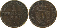 BRANDENBURG PREUSSEN 1 PFENNIG Friedrich Wilhelm IV. (1840-1861) -