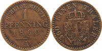 BRANDENBURG PREUSSEN 1 PFENNIG Friedrich Wilhelm IV. (1840-1861) -