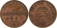 BRANDENBURG PREUSSEN 1 PFENNIG Friedrich Wilhelm IV. (1840-1861) -