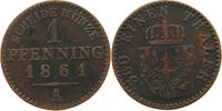 BRANDENBURG PREUSSEN 1 PFENNIG Friedrich Wilhelm IV. (1840-1861) -