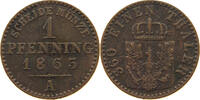 BRANDENBURG PREUSSEN 1 PFENNIG Wilhelm I. (1861-1888) -