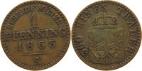 BRANDENBURG PREUSSEN 1 PFENNIG Wilhelm I. (1861-1888) -