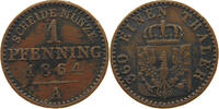 BRANDENBURG PREUSSEN 1 PFENNIG Wilhelm I. (1861-1888) -
