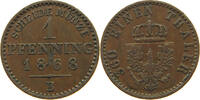 BRANDENBURG PREUSSEN 1 PFENNIG Wilhelm I. (1861-1888) -