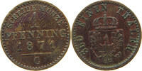 BRANDENBURG PREUSSEN 1 PFENNIG Wilhelm I. (1861-1888) -