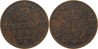 BRANDENBURG PREUSSEN 2 PFENNIG Friedrich Wilhelm IV. (1840-1861) -