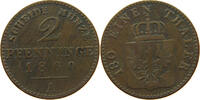 BRANDENBURG PREUSSEN 2 PFENNIG Friedrich Wilhelm IV. (1840-1861) -
