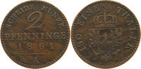 BRANDENBURG PREUSSEN 2 PFENNIG Wilhelm I. (1861-1888) -