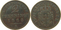 BRANDENBURG PREUSSEN 2 PFENNIG Wilhelm I. (1861-1888) -
