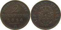 BRANDENBURG PREUSSEN 2 PFENNIG Wilhelm I. (1861-1888) -