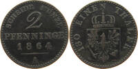 BRANDENBURG PREUSSEN 2 PFENNIG Wilhelm I. (1861-1888) -