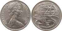 AUSTRALIA 20 CENTS ELIZABETH II. (1952-2022) -