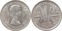AUSTRALIA 3 PENCE ELIZABETH II. (1952-2022) -