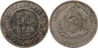 BRAZIL 50 REIS PEDRO II. (1831-1889) -