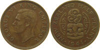 NEW ZEALAND 1/2 PENNY 1941 GEORGE VI. (1936-1952) SS 5.21 £  +  5.20 £ shipping