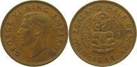 NEW ZEALAND 1/2 PENNY 1944 GEORGE VI. (1936-1952) SS 4.34 £  +  5.20 £ shipping