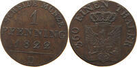 Brandenburg-Preussen 1 pfennig Friedrich Wilhelm III -